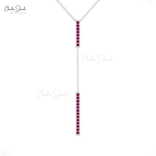 Natural Burma Ruby Necklace