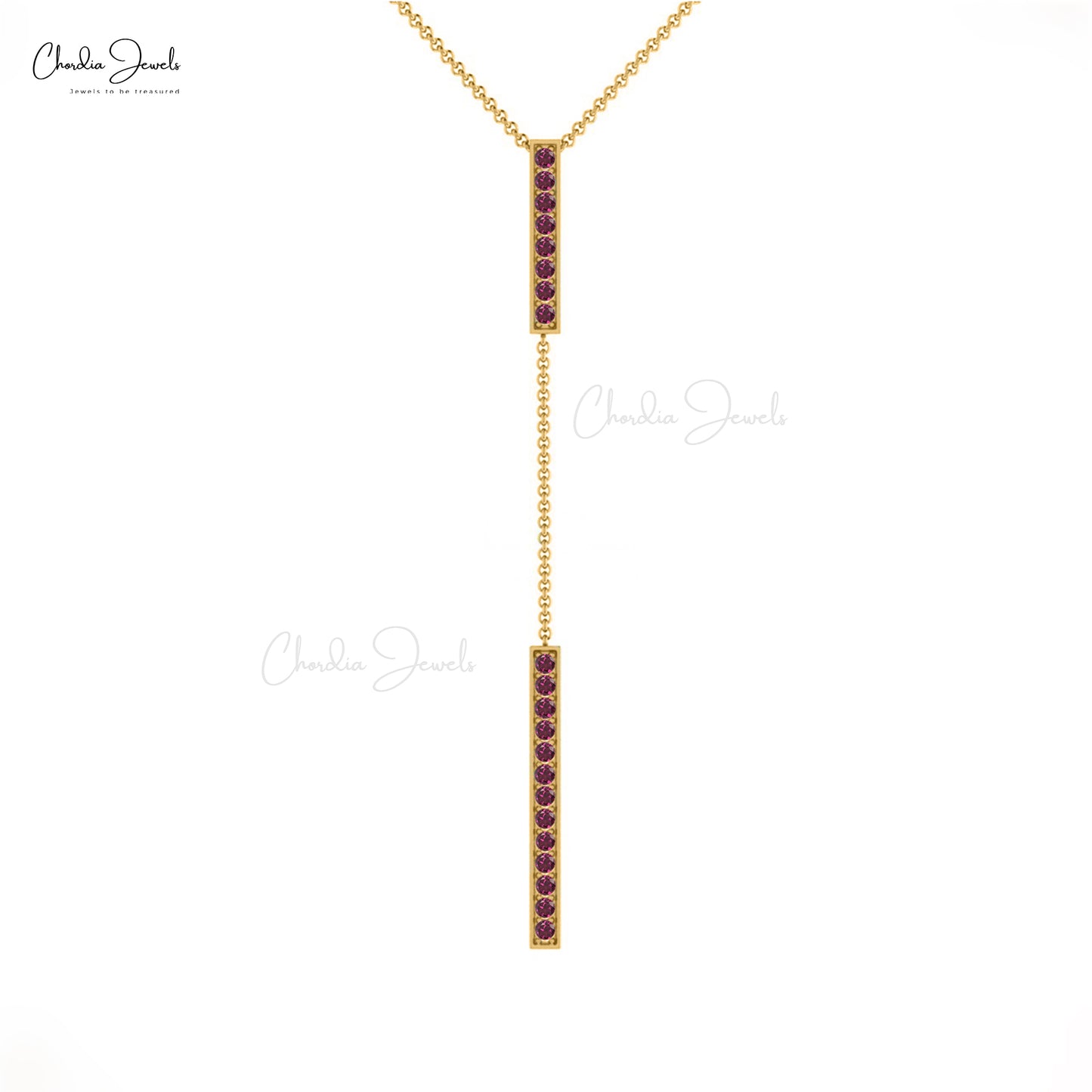 Buy Garnet Drop Necklace