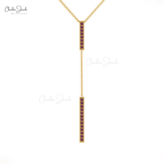 Buy Garnet Drop Necklace