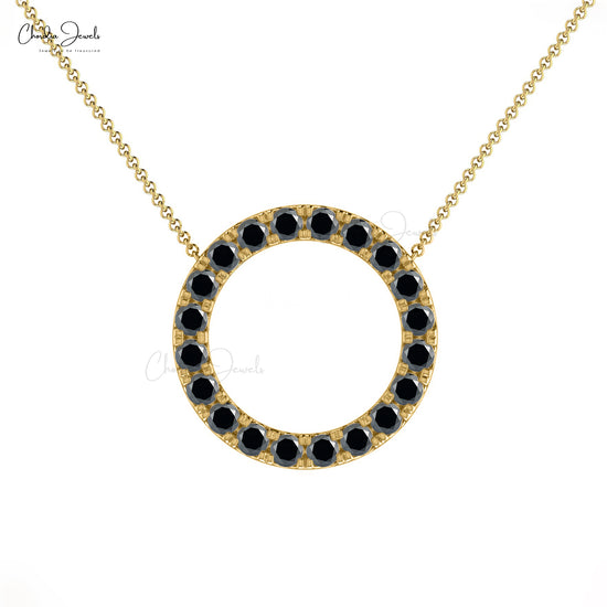 14k Gold Eternity Necklace
