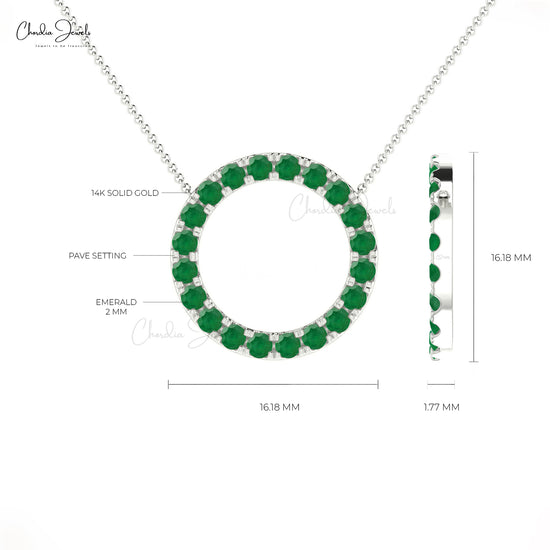 Open Circle Necklace