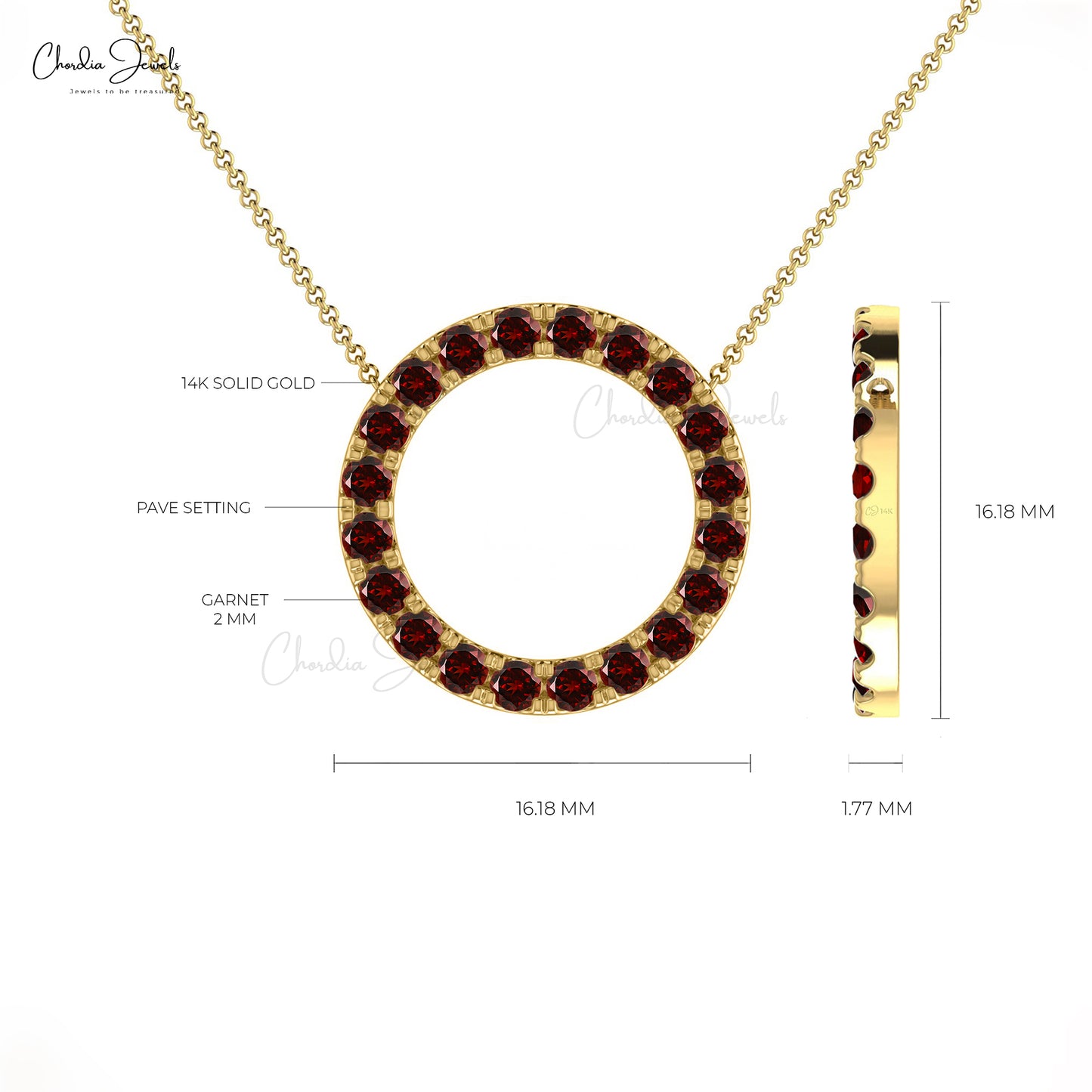 Open Circle Necklace