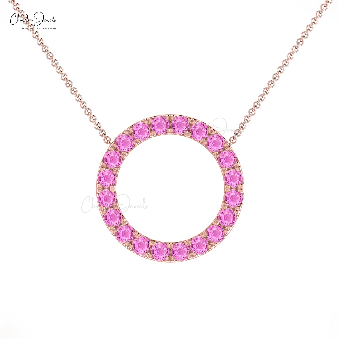 Buy Pink Sapphire Necklace