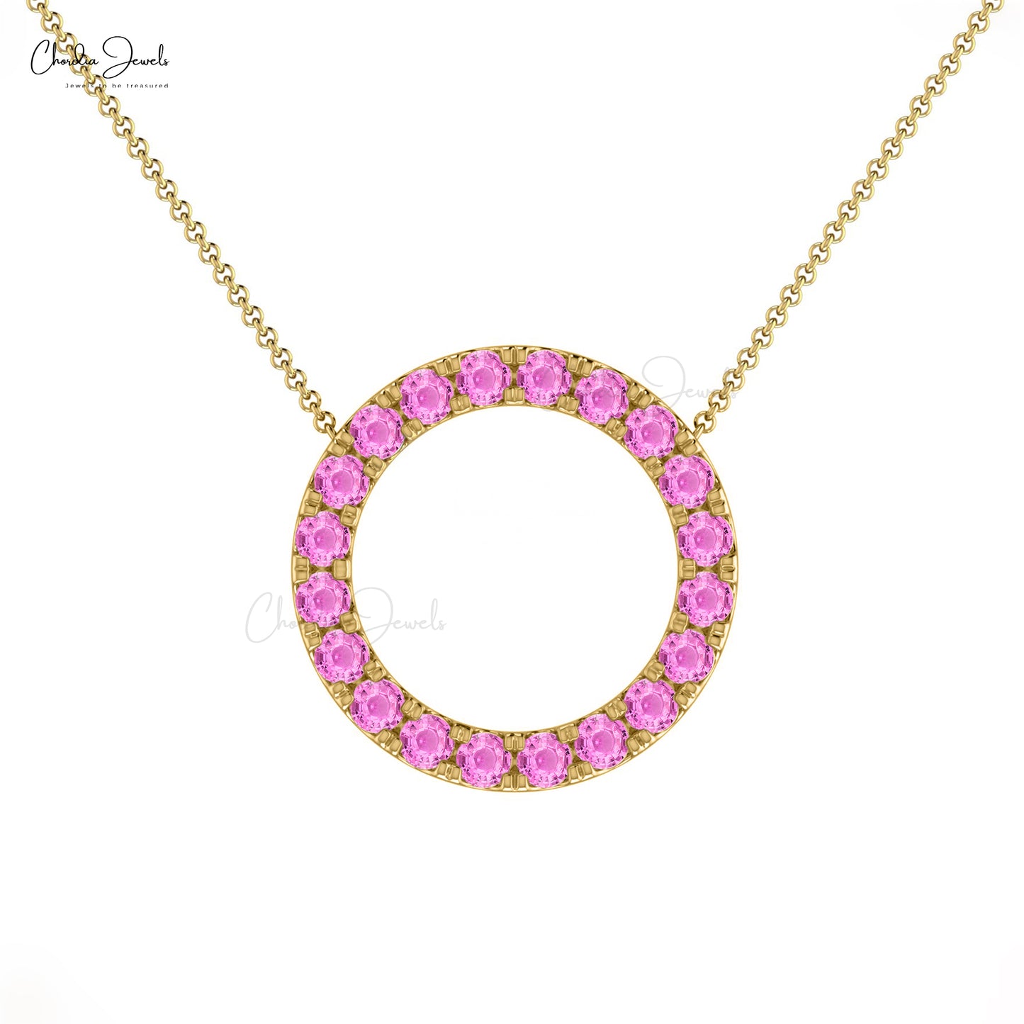 Buy Pink Sapphire Necklace