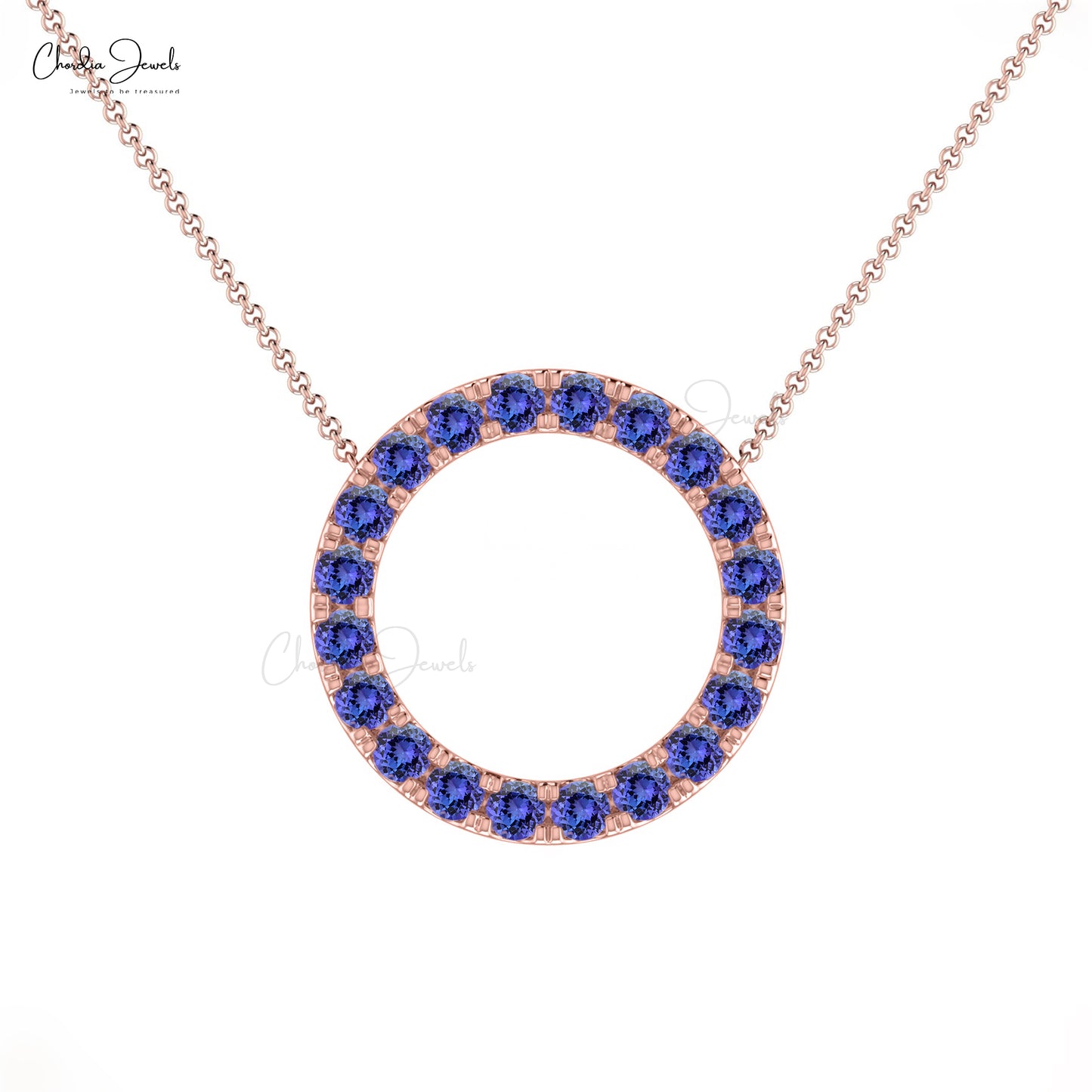 Blue Tanzanite Necklace