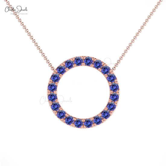 Blue Tanzanite Necklace