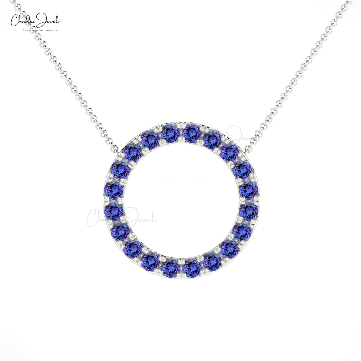 Blue Tanzanite Necklace