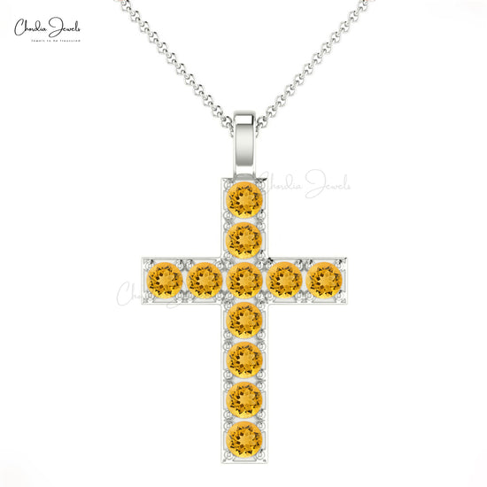 Load image into Gallery viewer, Shop Citrine Gemstone Pendant
