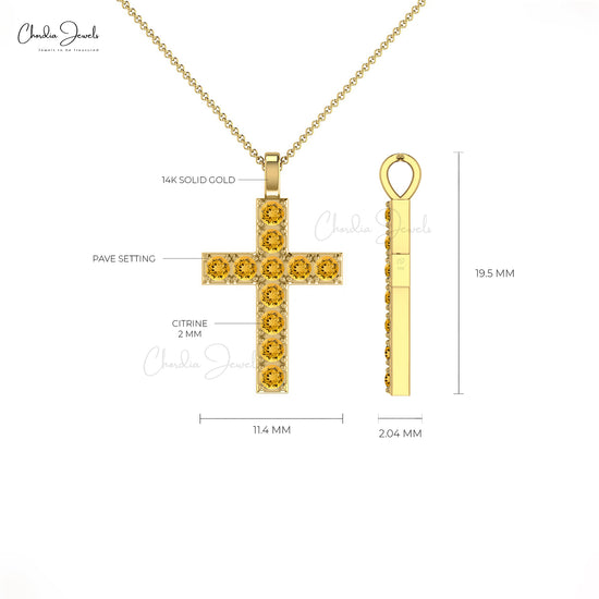 Load image into Gallery viewer, Shop Citrine Gemstone Pendant
