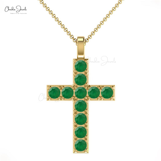 Load image into Gallery viewer, Graceful Emerald Pendant
