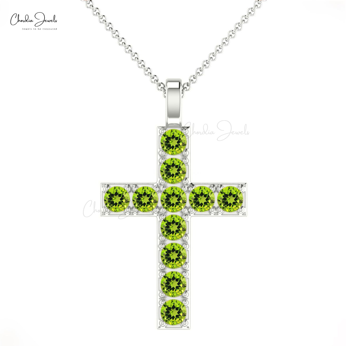 Jesus Peridot Pendant