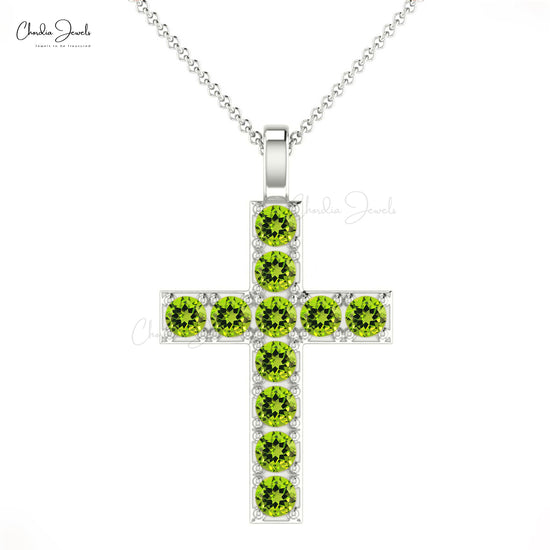 Jesus Peridot Pendant