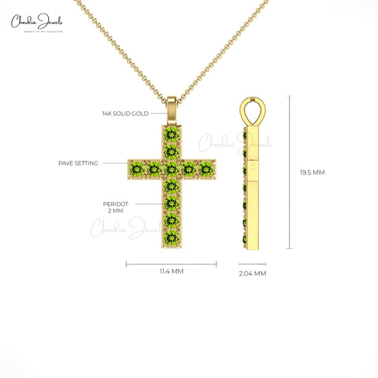 Cross Stone Necklace