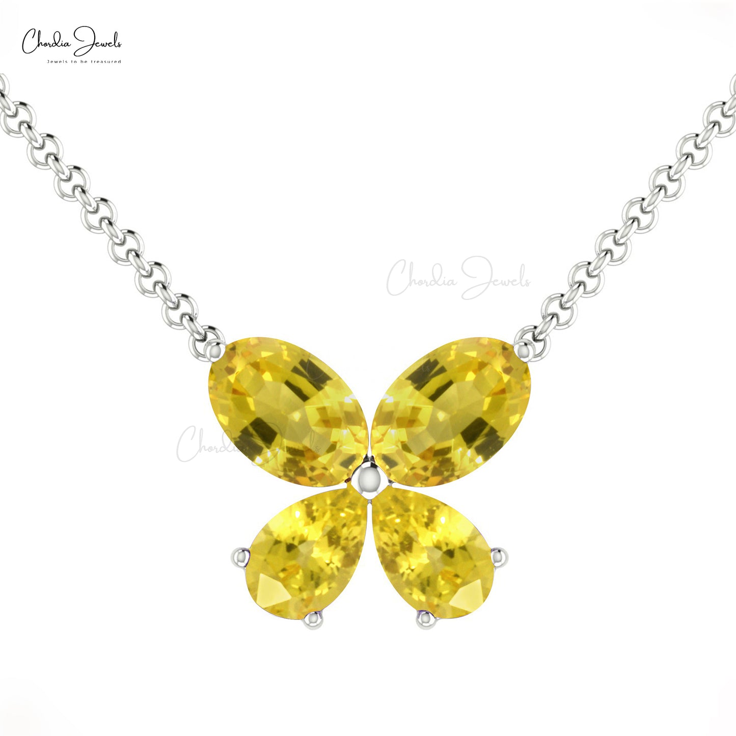 14k Gold Butterfly Necklace