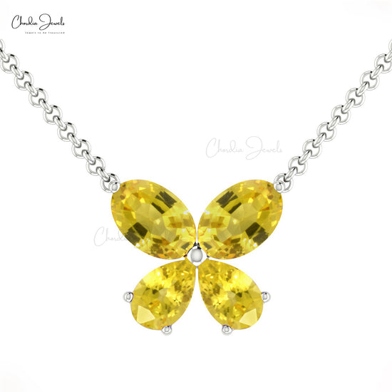 14k Gold Butterfly Necklace