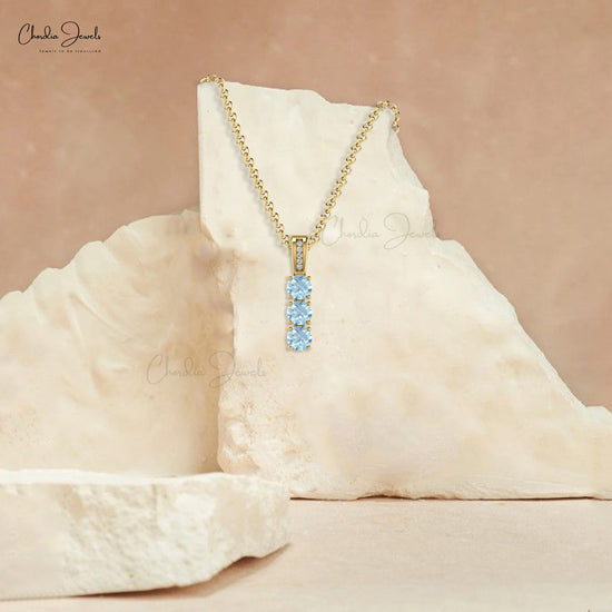 Buy Aquamarine Gemstone Pendant