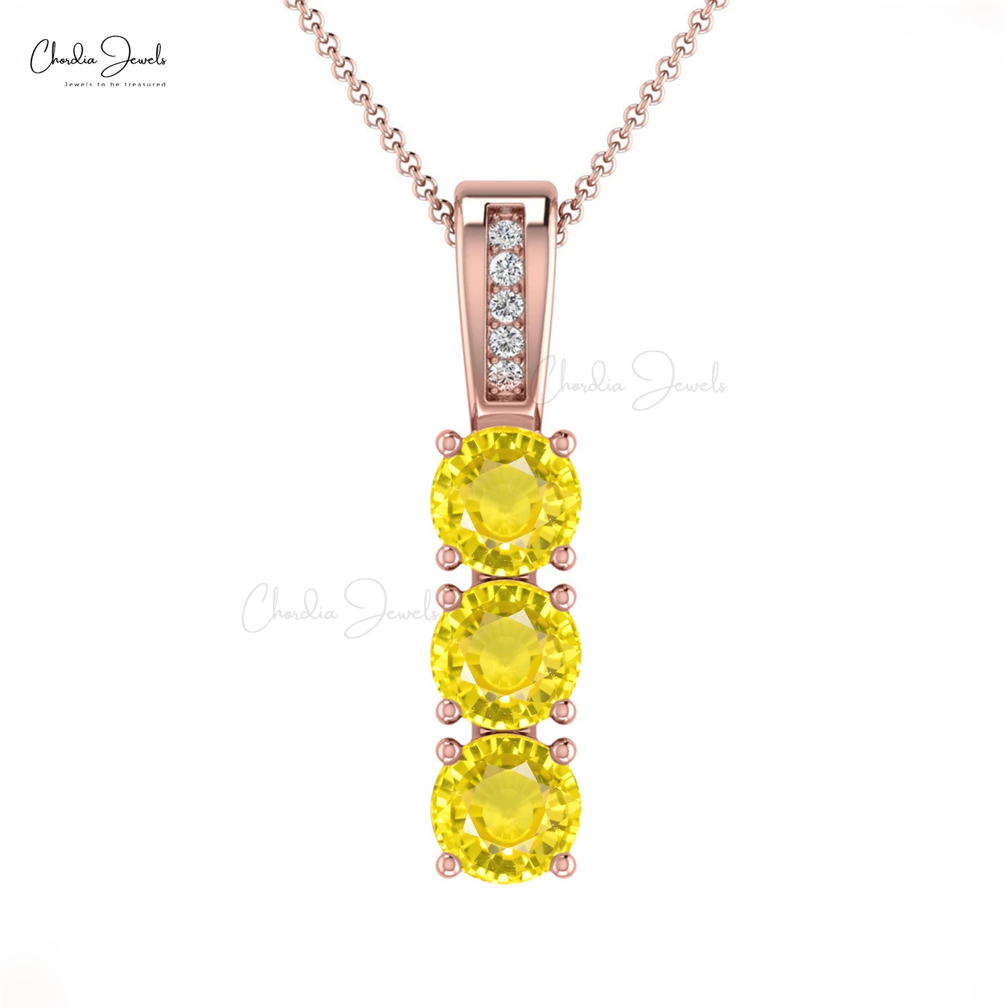 Load image into Gallery viewer, Shop Yellow Sapphire Pendant
