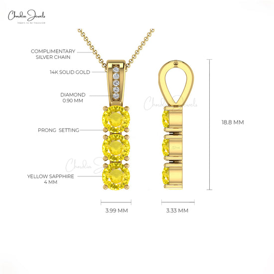 Shop Yellow Sapphire Pendant