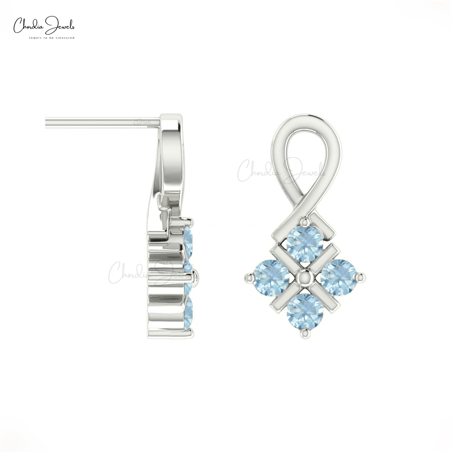 Buy Aquamarine Earrings