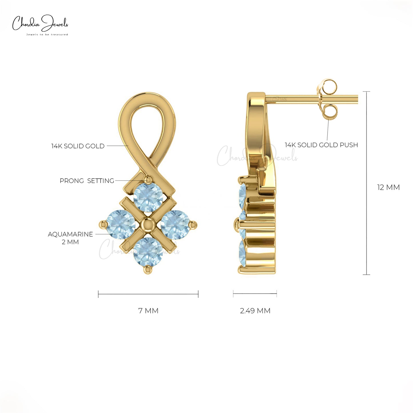 14k Solid Gold Fine Jewelry
