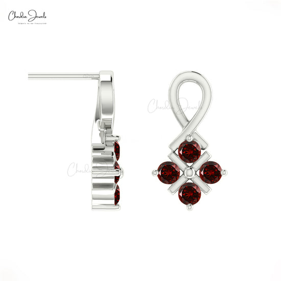 Buy Garnet Twisted Studs