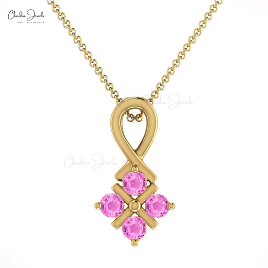 AAA Pink Sapphire Pendant