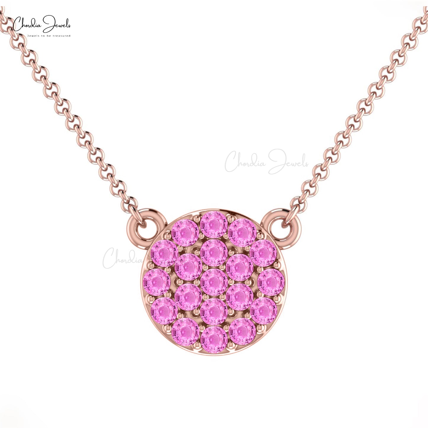 14k Solid Gold Minimalist Gemstone Necklace