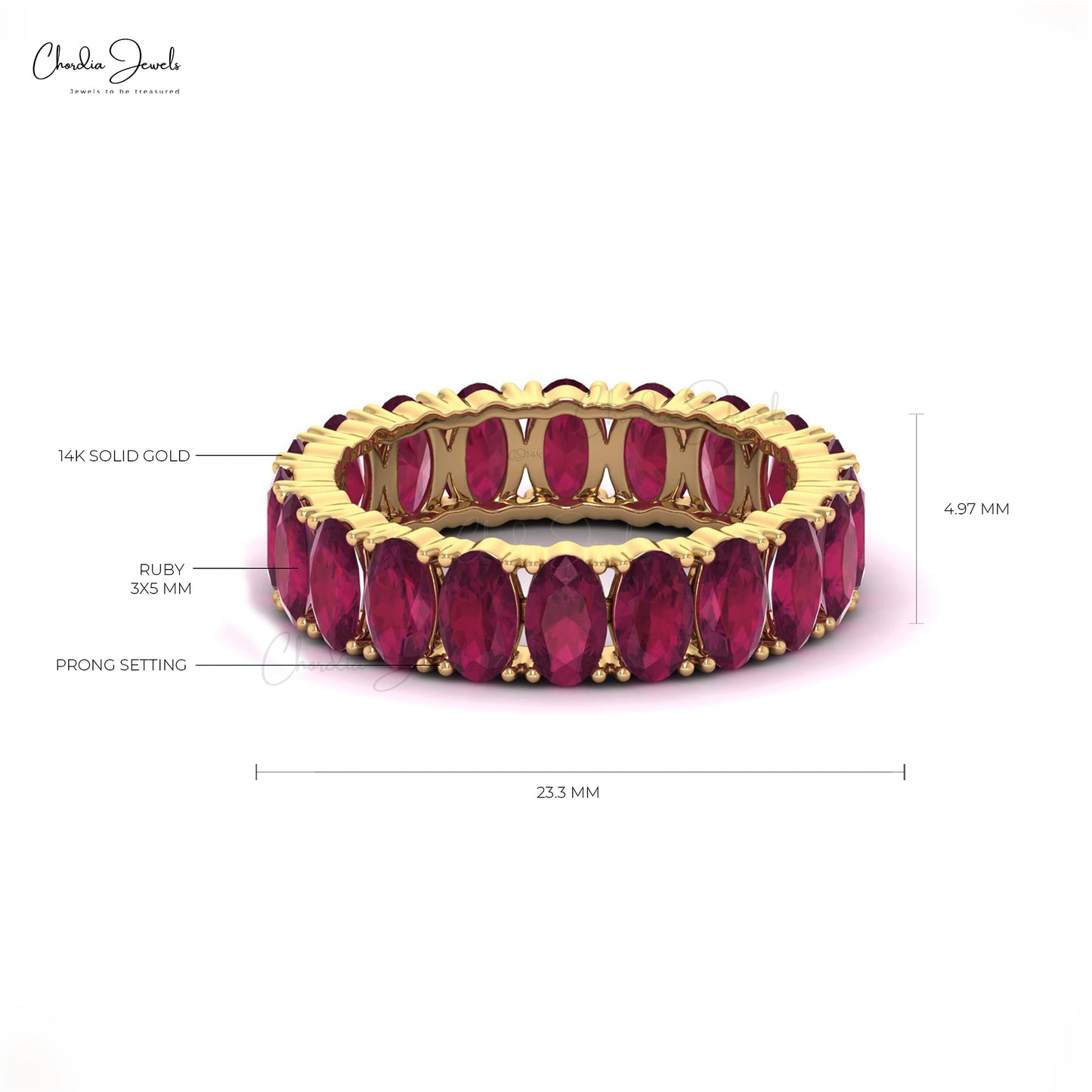 Yellow Gold Ruby Ring
