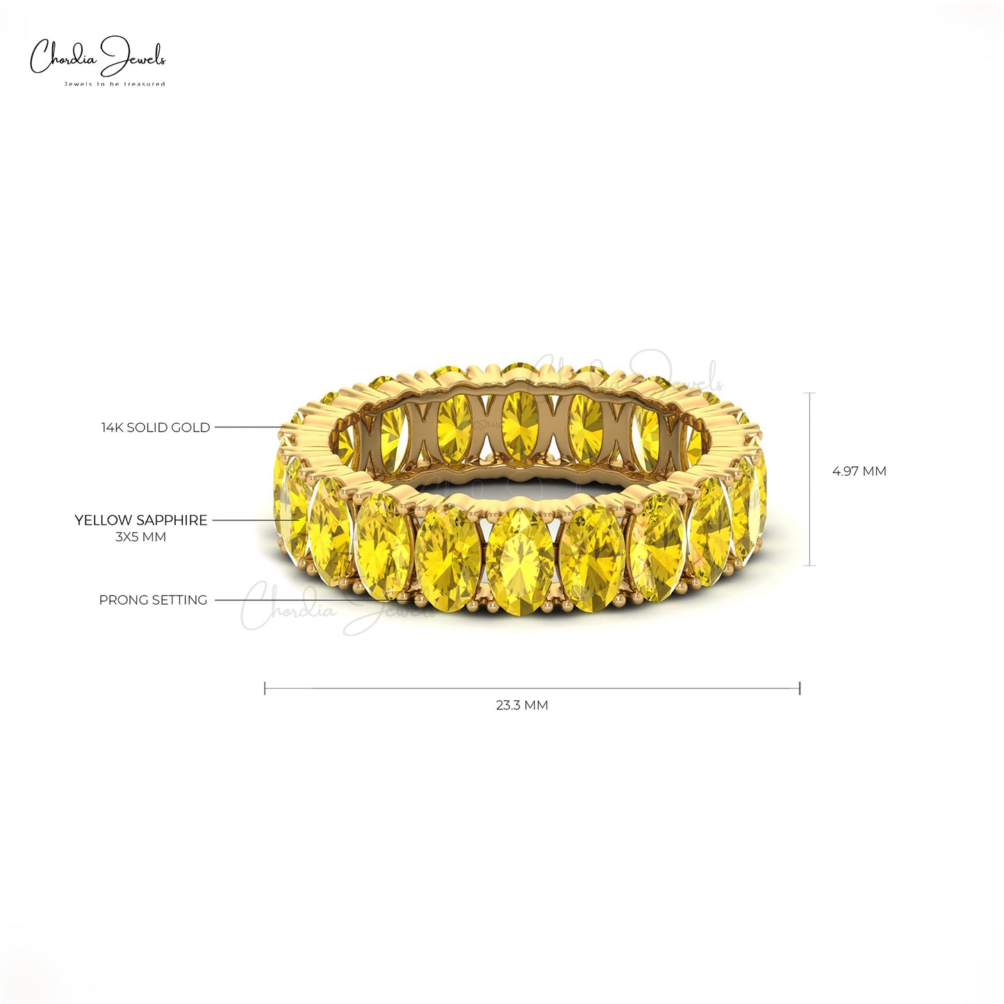 Oval Cut Gemstone Ring