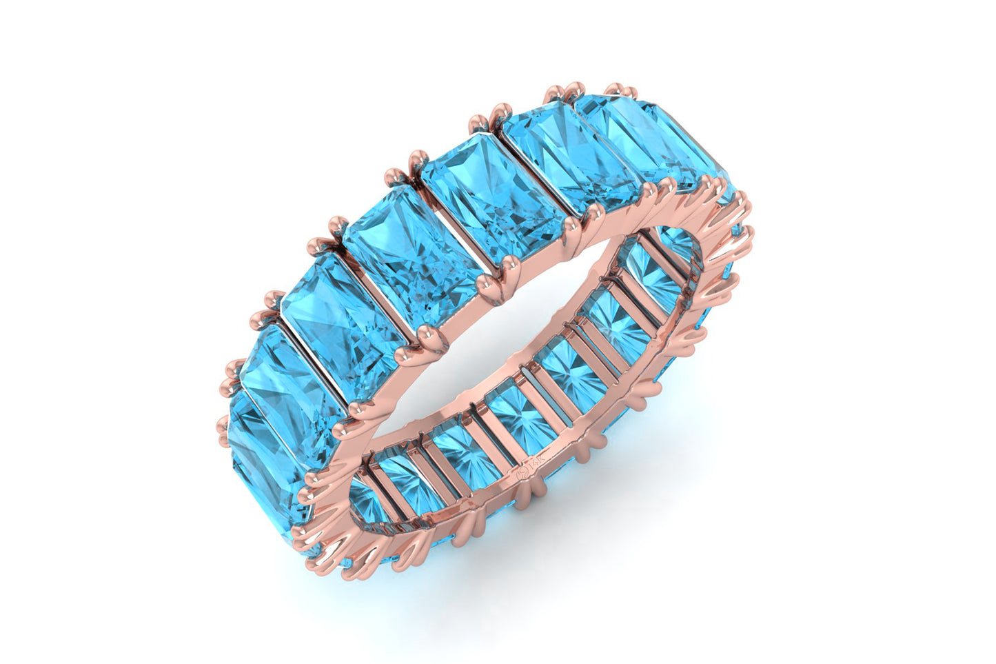Swiss Blue Topaz Ring