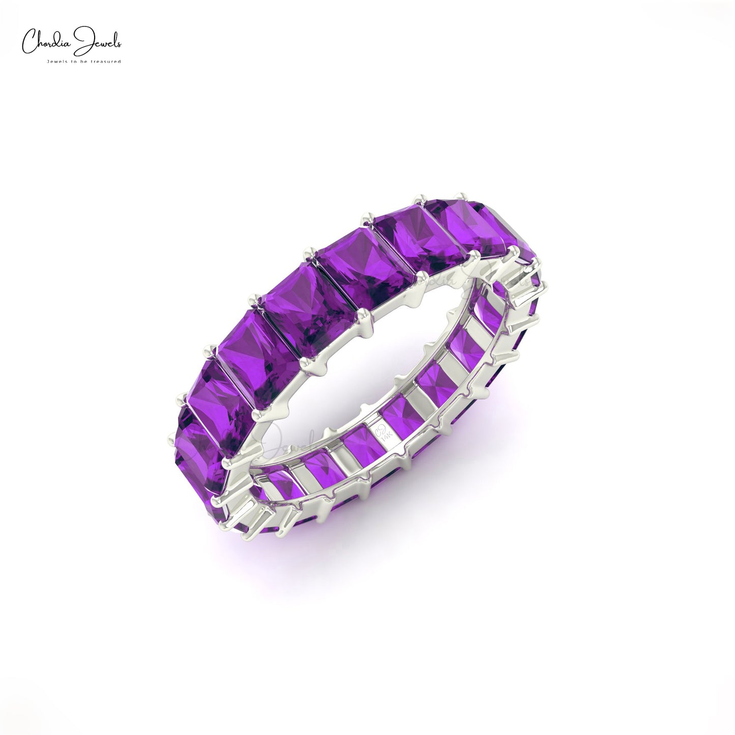 Amethyst Eternity Bands