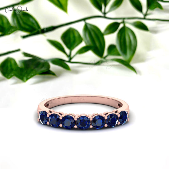 Dainty 3mm Sapphire Birthstone Ring for Everyday Wear