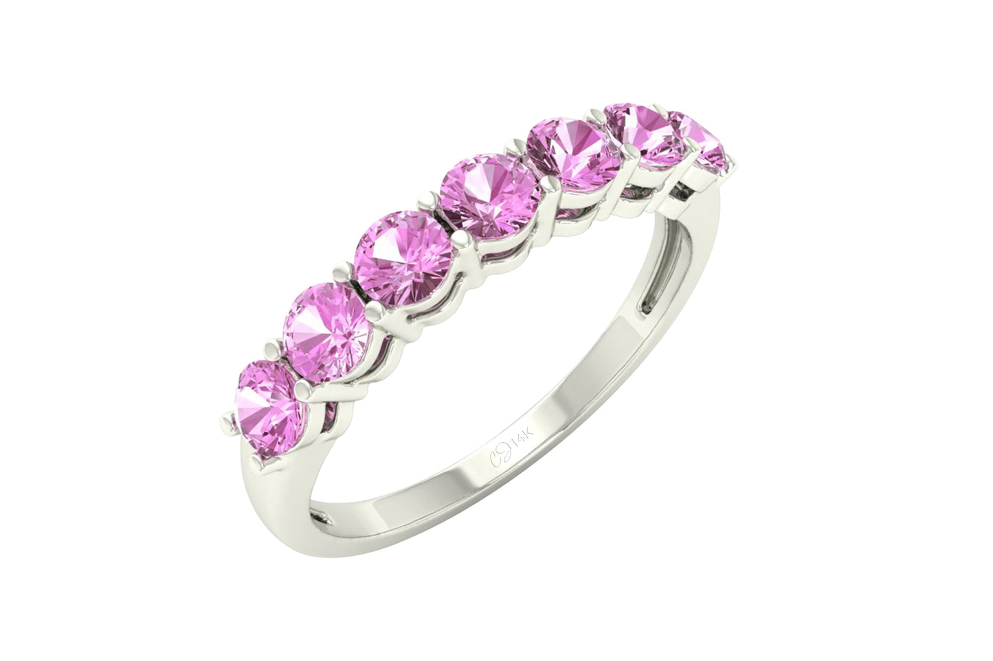 Minimalist Pink Sapphire Top Quality Gemstone Ring for Her