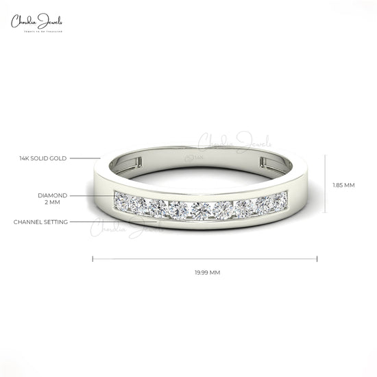 Chordia Jewels Diamond Stack Ring in 14k Pure Gold