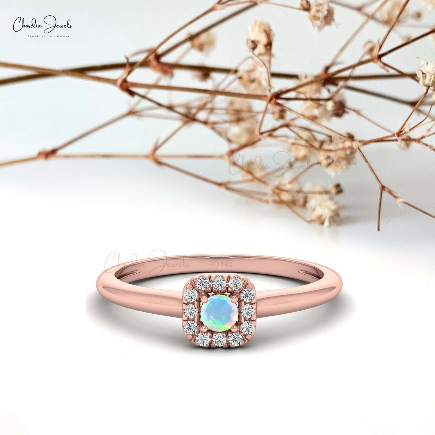 14k Solid Gold Ring For Women