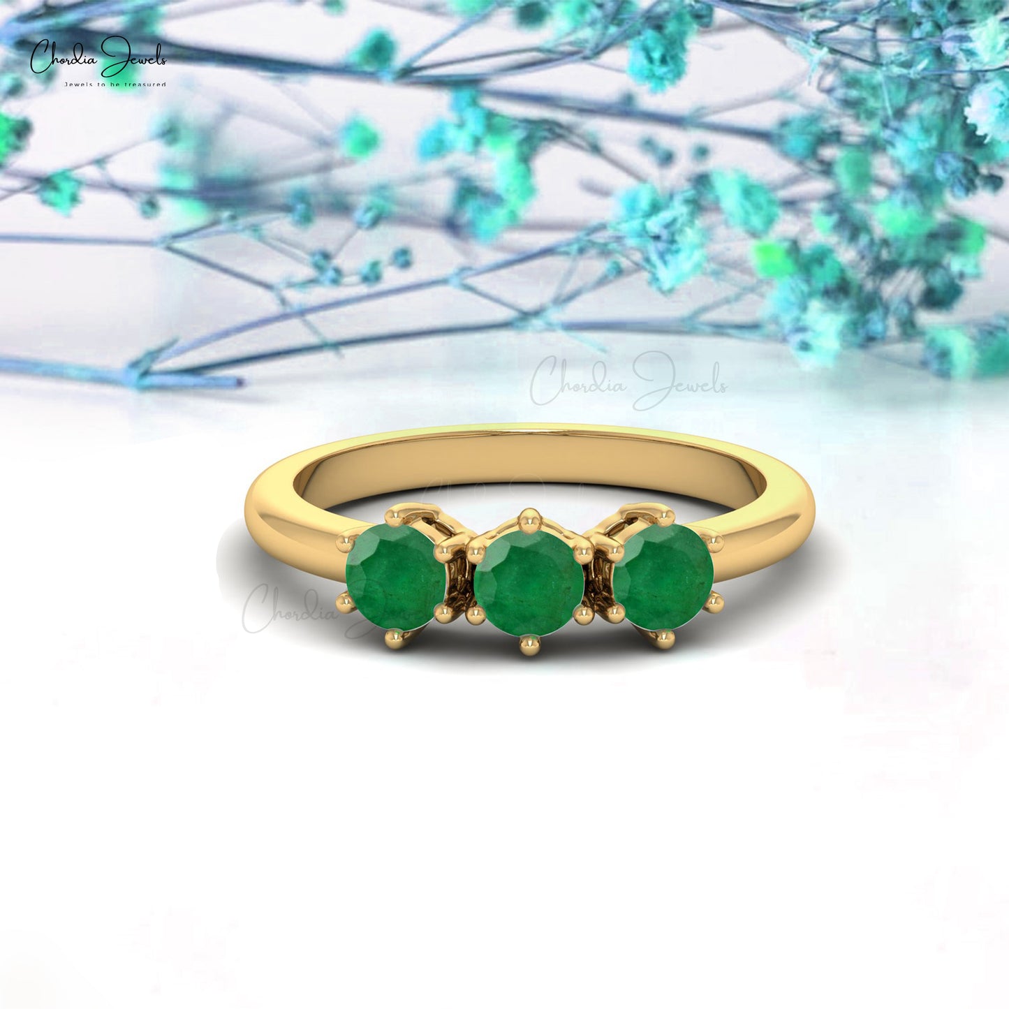 emerald stone ring