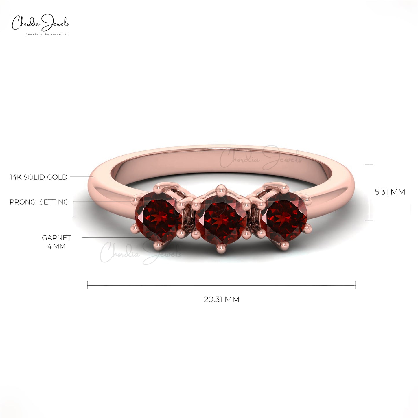 January Birthstone Ring
