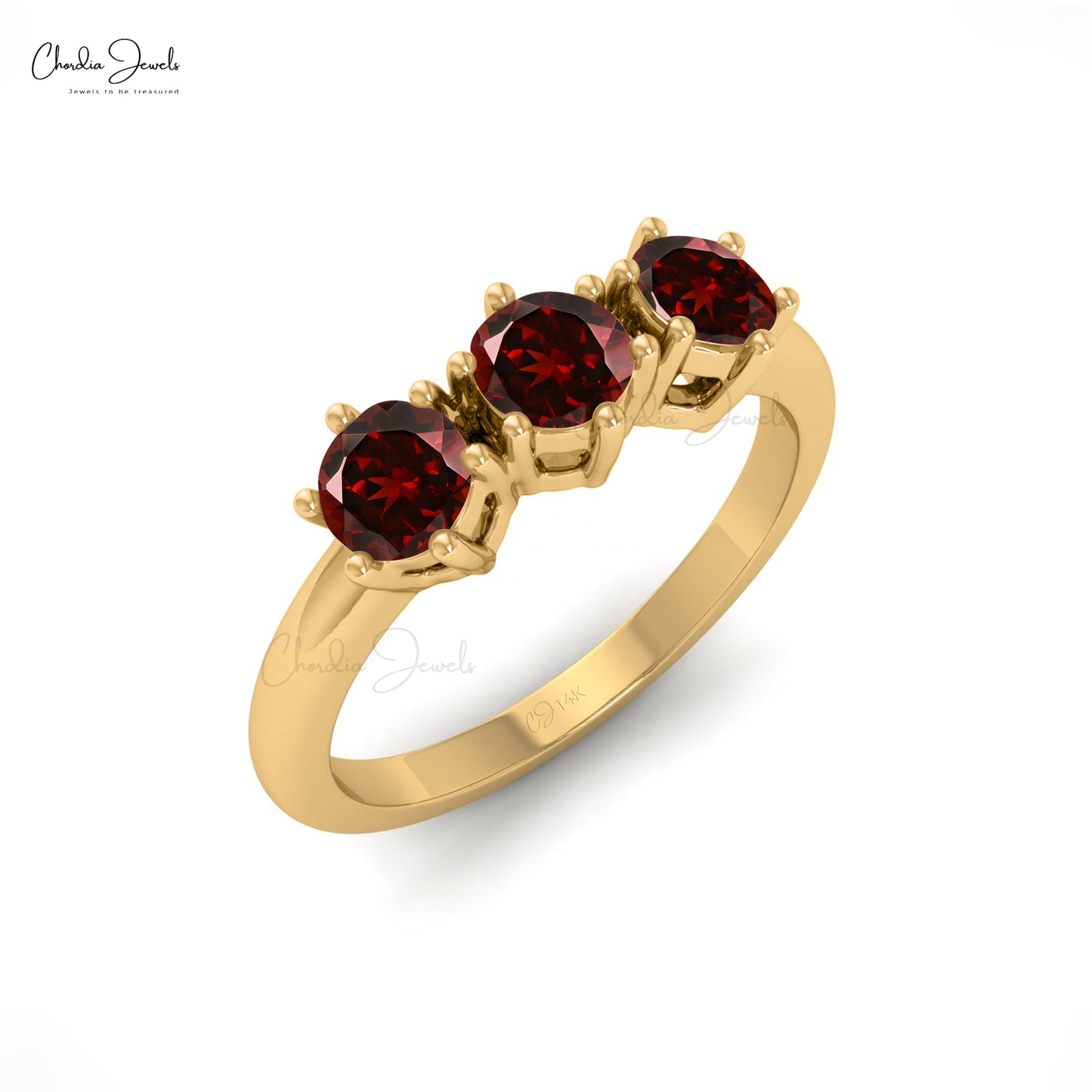 Buy Garnet Trinity Ring