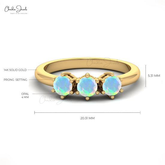 14k Real Gold Dainty Ring