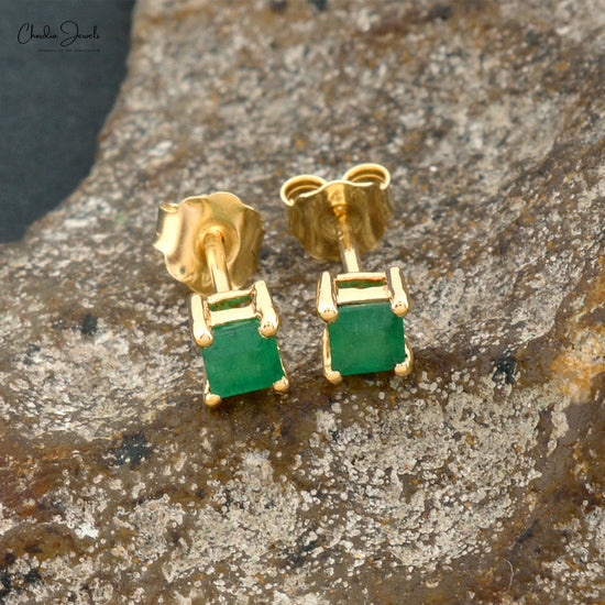 emerald-green-stud-earrings-flat-back-no-poke 