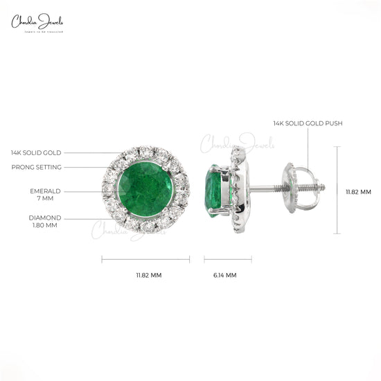 Buy Real Emerald Earrings