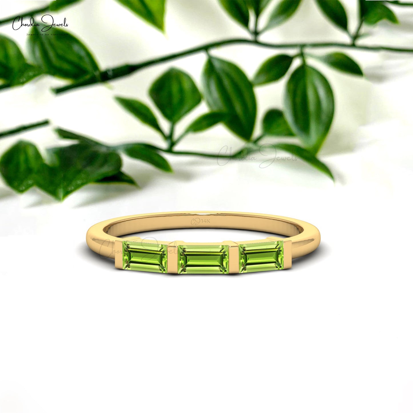 Natural Peridot Ring