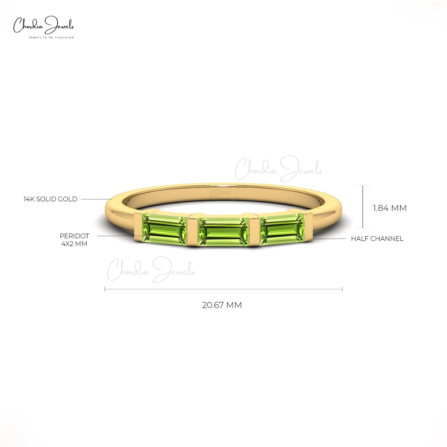 Baguette Wedding Ring