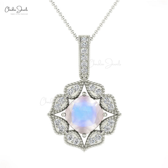 Diamond Halo Pendant