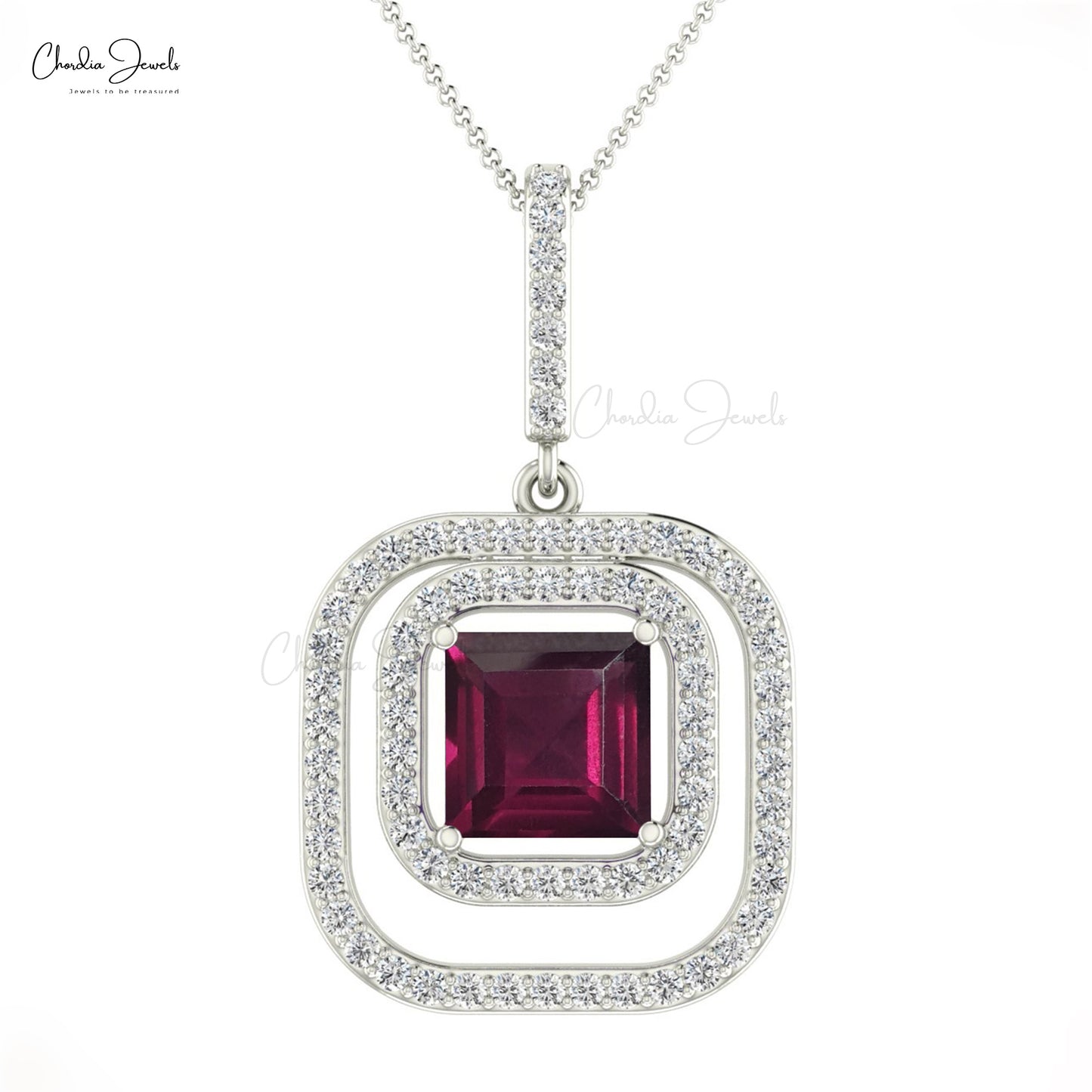 Rhodolite Garnet pendant