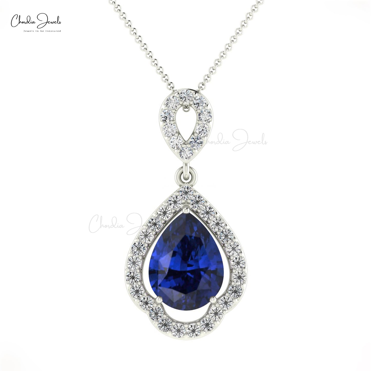 Gemstone Art Deco Pendant