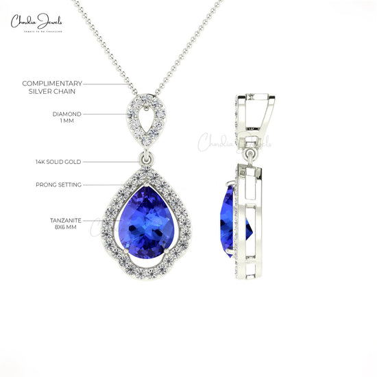 Dangle Teardrop Pendant