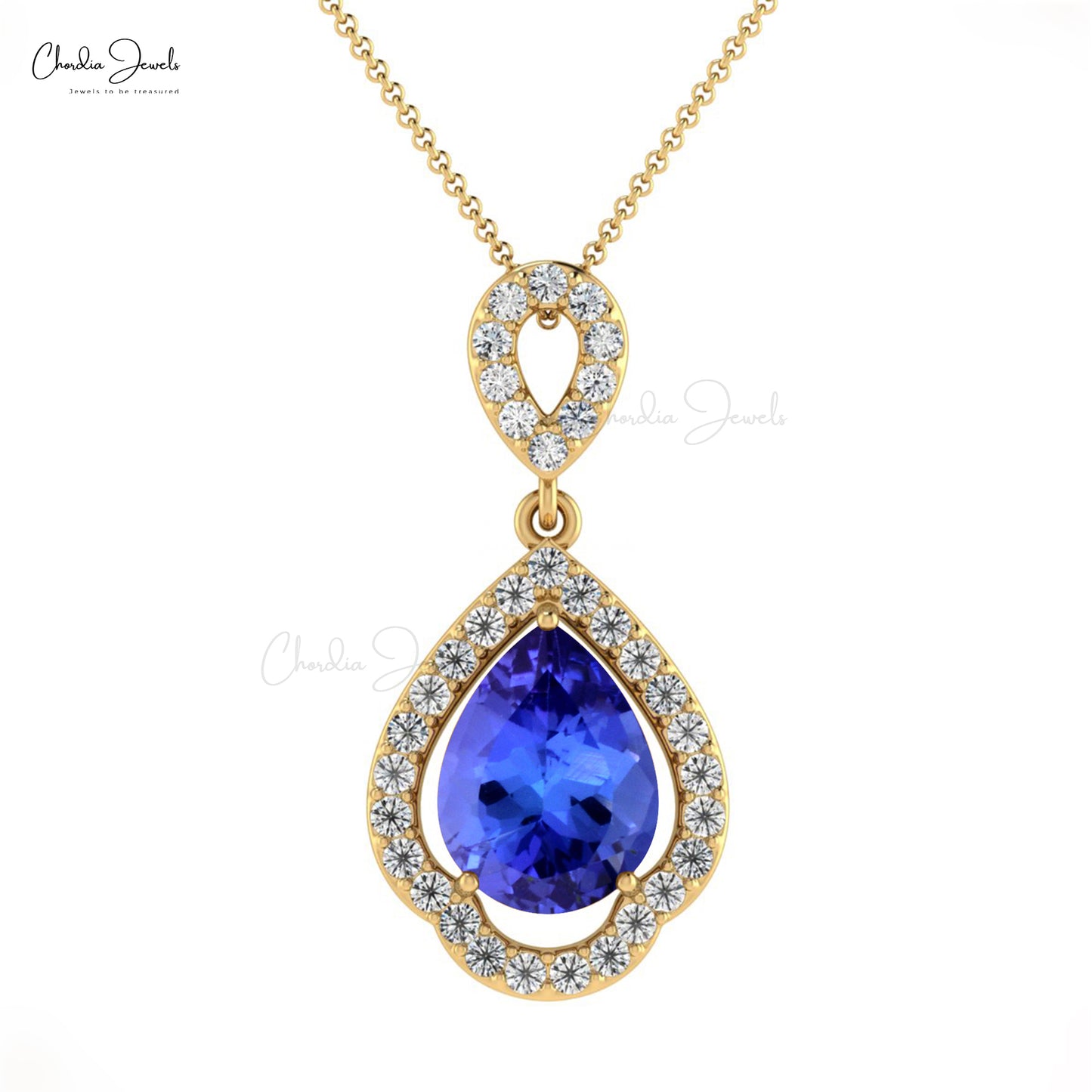 Diamond Halo Pendant