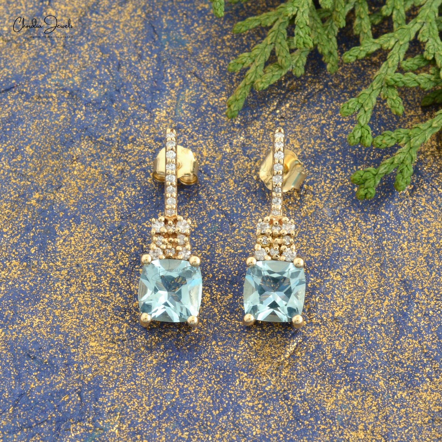 Buy Aquamarine Earrings