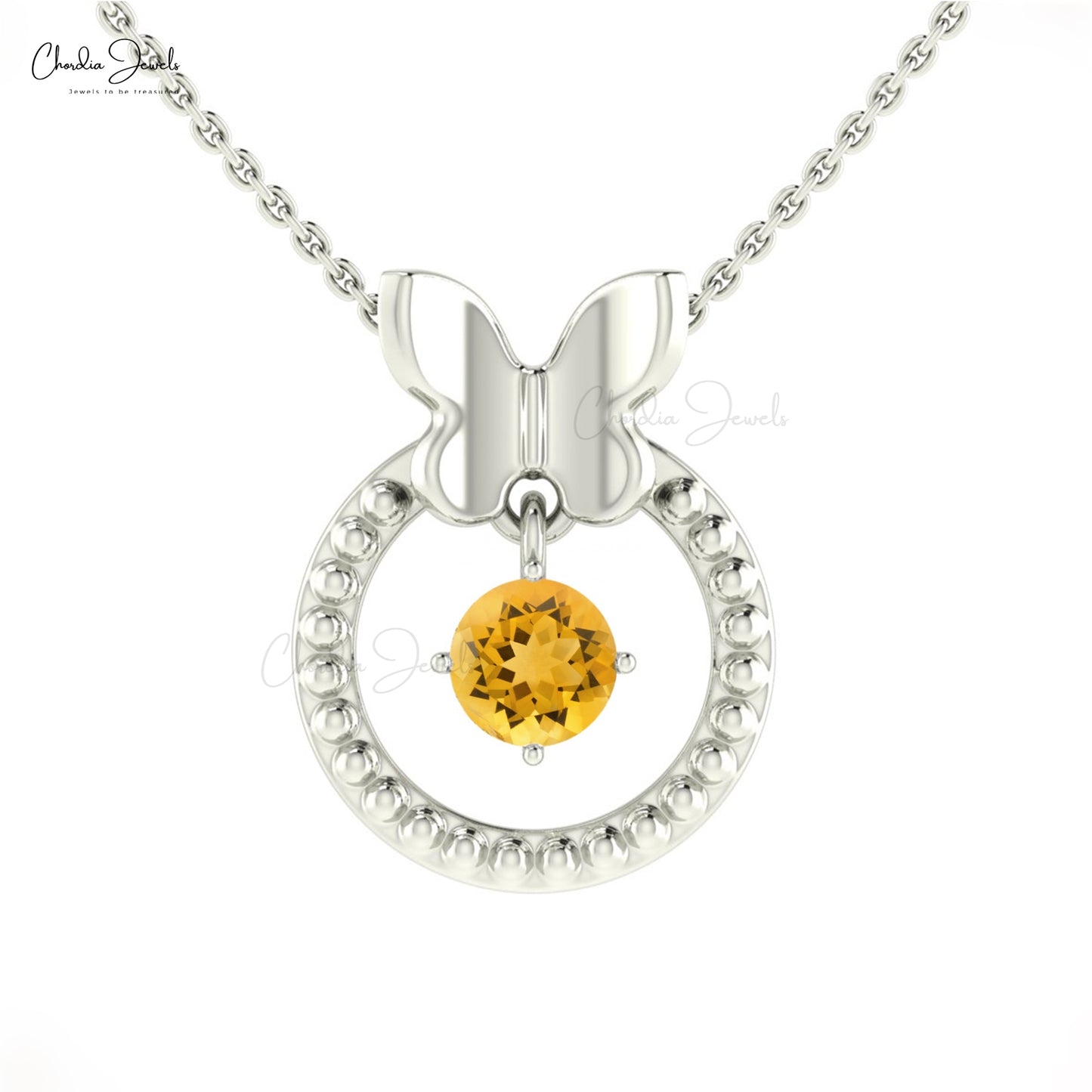 Delicate Butterfly Style Pendant